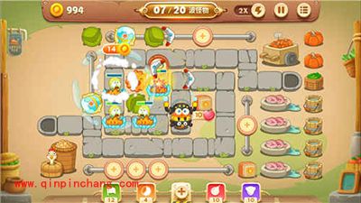 保卫萝卜3集市23关卡怎么通关？集市23关卡金萝卜攻略