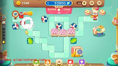 保卫萝卜3糖果赛输出小能手“玩具飞机”