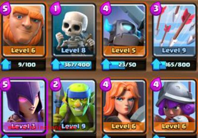 皇室战争女巫巨人推进流玩法攻略