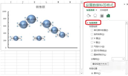 office excel 四象限气泡图怎么制作?excel制作四象限散点气泡图方法