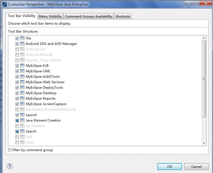 myeclipse工具栏没了_myeclipse工具栏没了怎么调出设置?
