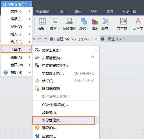 WPS_WPS开启自动备份方法