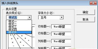 excel 2013中多种画斜线教程