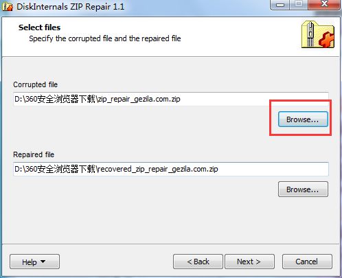 电脑zip文件打不开怎么用DiskInternals ZIP Repair修复