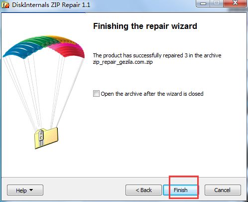电脑zip文件打不开怎么用DiskInternals ZIP Repair修复