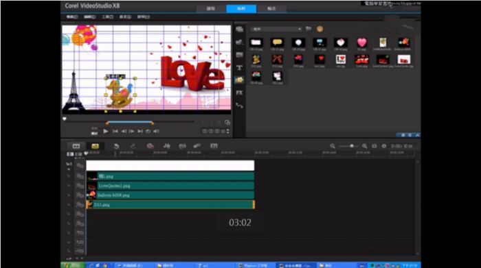 会声会影X8怎么给视频增加覆叠轨特效_会声会影X8覆叠轨视频的用法介绍