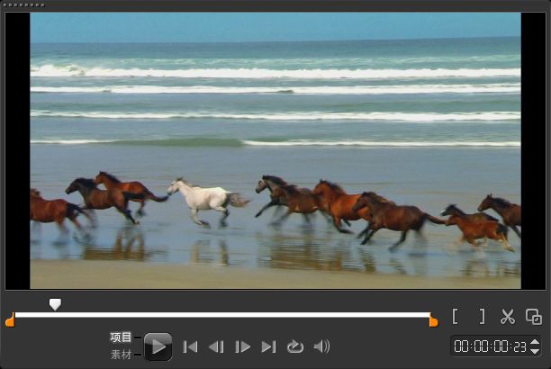 视频:会声会影X5分割音频(素材 场景 视频 )使用技巧