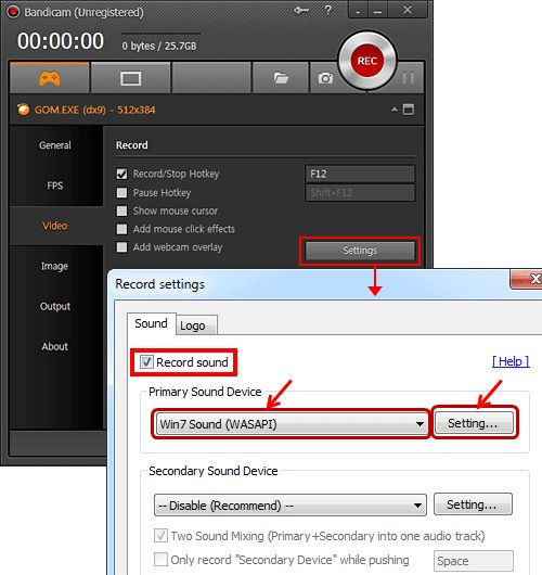 Bandicam怎么录制win7/8/10电脑声音?Bandicam录制win7/8/10声音无声音是什么原因