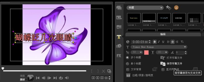 会声会影X5怎么导入txt字幕文件_会声会影X5怎么插入txt字幕文件