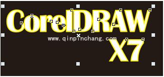 cdr怎么给字母描边渐变?CorelDRAW X7描边颜色渐变方法