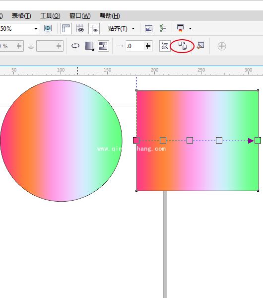 cdrx7软件渐变填充在哪?cdrx7软件渐变色填充方法