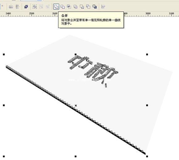 cdr镂空字体效果怎么做?CorelDRAW镂空文字效果制作方法
