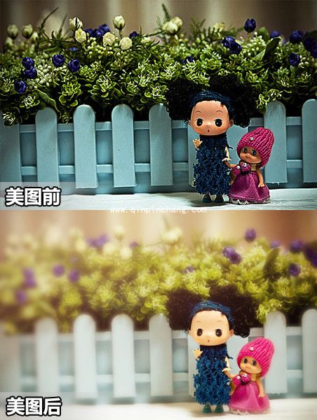 美图秀秀怎么虚化背景_美图秀秀虚化背景特效海报实例教程