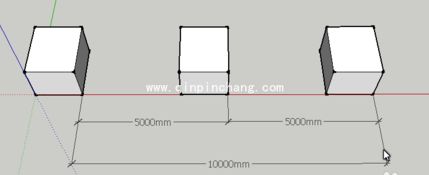 sketchup怎么复制粘贴多个模型?sketchup镜像复制粘贴多个模型方法