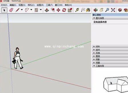 sketchup怎么复制粘贴多个模型?sketchup镜像复制粘贴多个模型方法