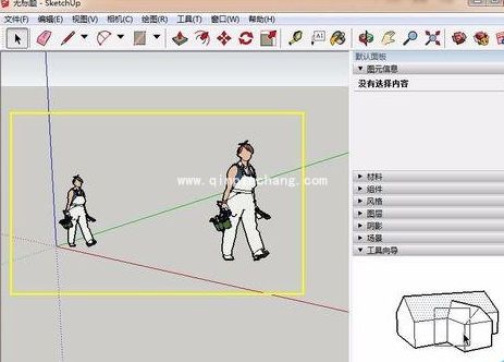 sketchup怎么复制粘贴多个模型?sketchup镜像复制粘贴多个模型方法