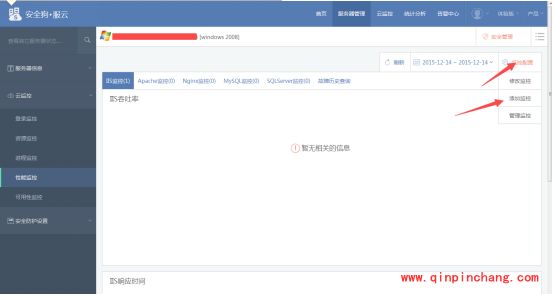 安全狗服云服务器性能监控怎么设置?安全狗服云服务器性能监控设置教程