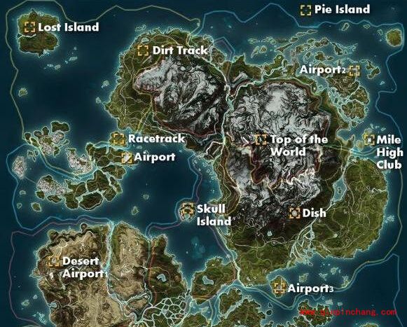 正当防卫3地图有多大？正当防卫3地形全貌分析