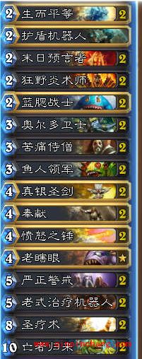 炉石传说王者归来骑怎么组?炉石传说王者归来骑好用么?