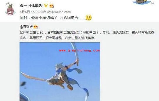 守望先锋疑似出现新英雄Liao Liao背景及技能介绍