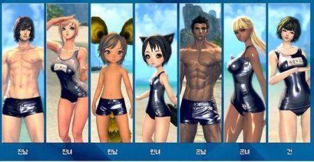 剑灵韩服夏季泳装预览