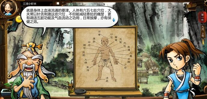 侠客风云传穴位作用是什么？侠客风云传穴位治病怎么做？