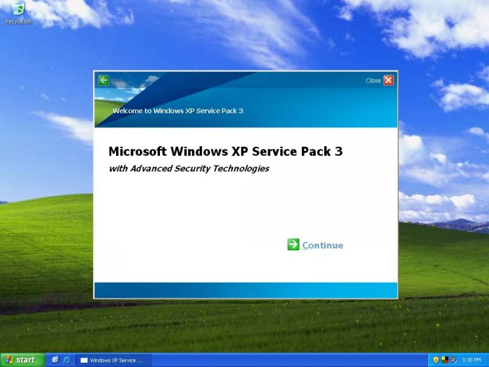 Windows XP Service Pack 3 (SP3) 繁体中文版