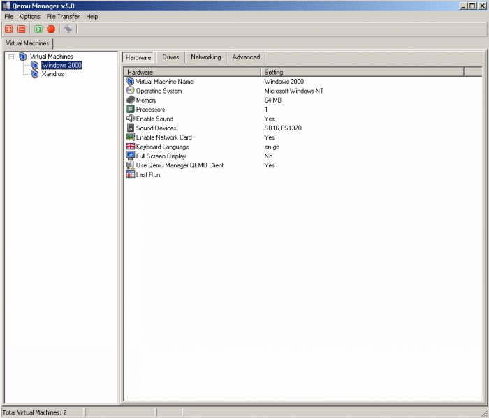 Qemu Manager For Windows 2.1 With QEMU 0.8.0 and KQEMU support