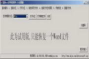 慧龙WORD文件恢复软件 1.72