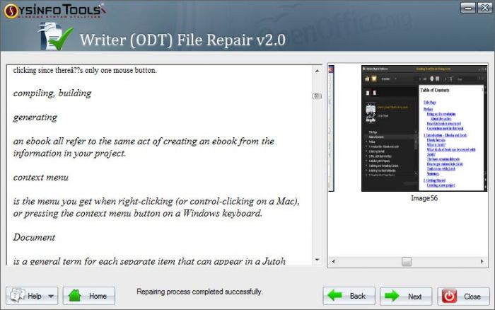 SysInfoTools Writer Recovery 2.0