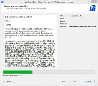 SoftAmbulance Word Recovery 1.98