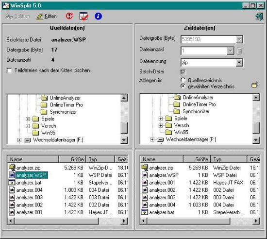 WinSplit 95 1.2