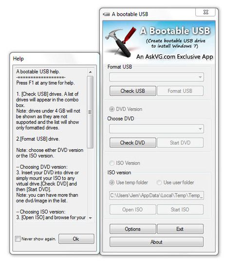 A Bootable USB 0.9.5.471