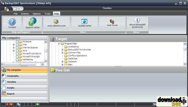 Backup2007 Synchronizer 7.1.324