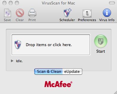Mcafee VirusScan For Mac 8.6.1