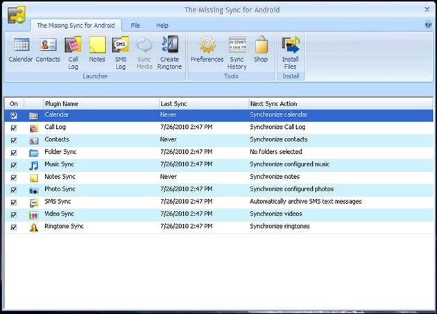 The Missing Sync for Android 1.4.2
