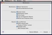 Maintenance For Mac OS X 10.9 (MAVERICKS) 1.9.5