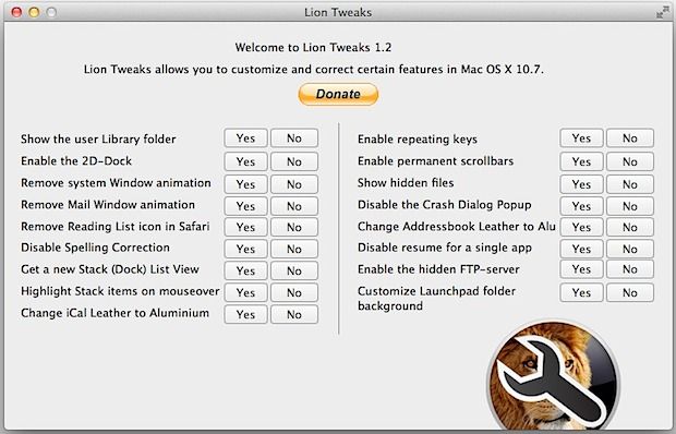 Lion Tweaks 1.2