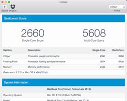Geekbench 2.2 Beta 2