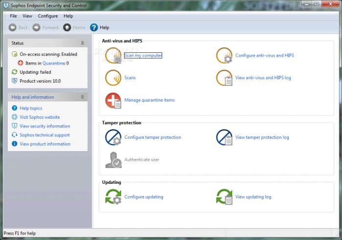 Sophos Anti-Virus 7.2.1