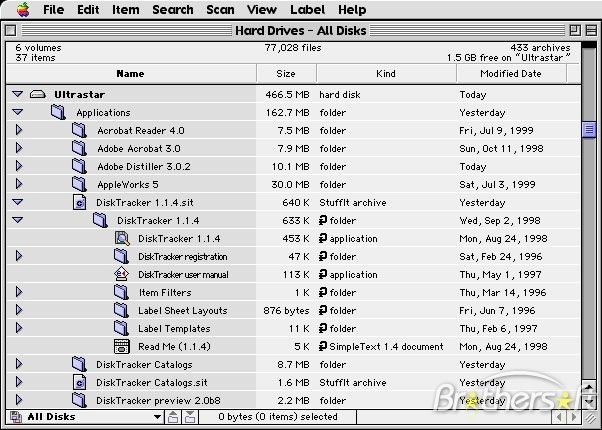 DiskTracker 2.4.4 Beta 5