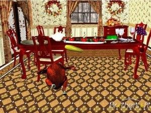 3D Dancing Holiday Turkey Dinner 2.0