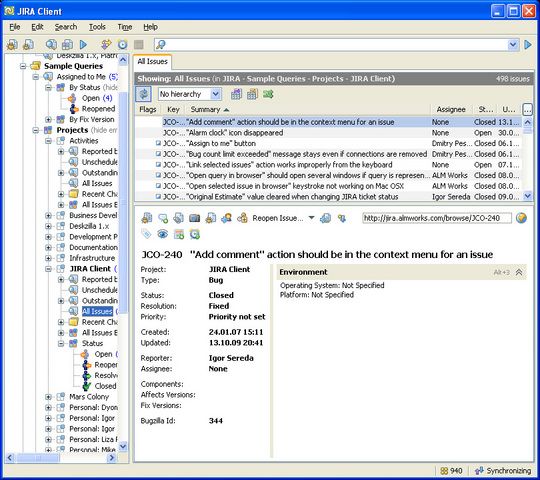 JIRA Client Lite 2.3.3