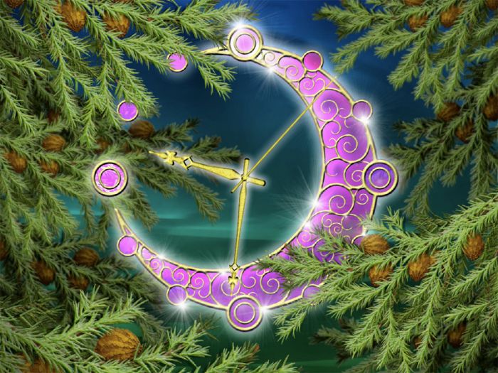 Pine Magic Clock ScreenSaver 2.9