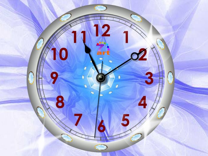 Crystal Clock ScreenSaver 2.6