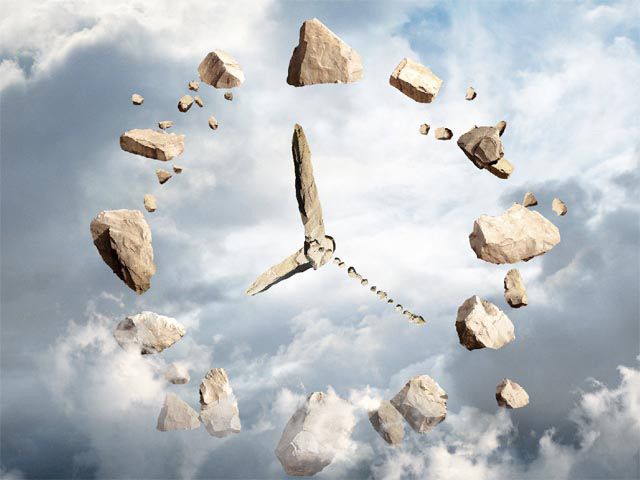 Gravity Free Clock screensaver 2.6