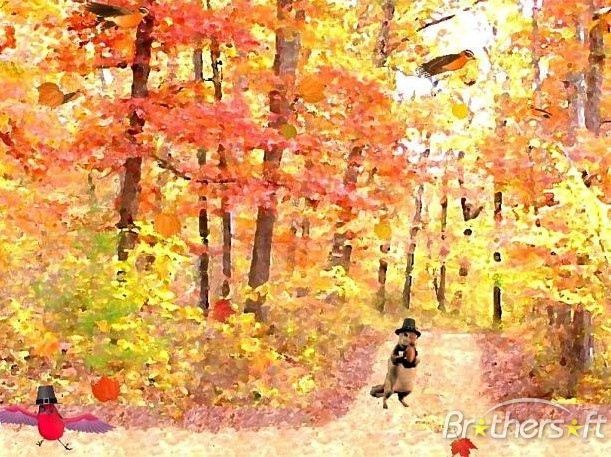 3D Woodland Thanksgiving 2.3