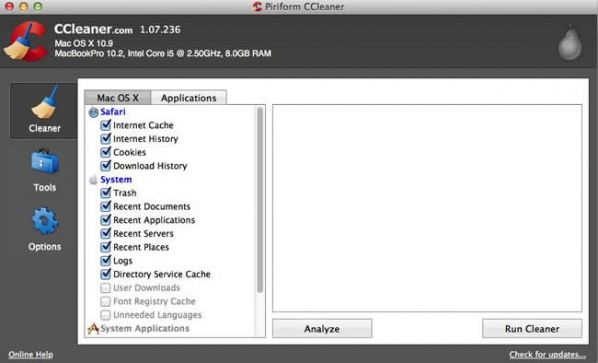 Ccleaner 1.14.451 MAC版 www.qinpinchang.com