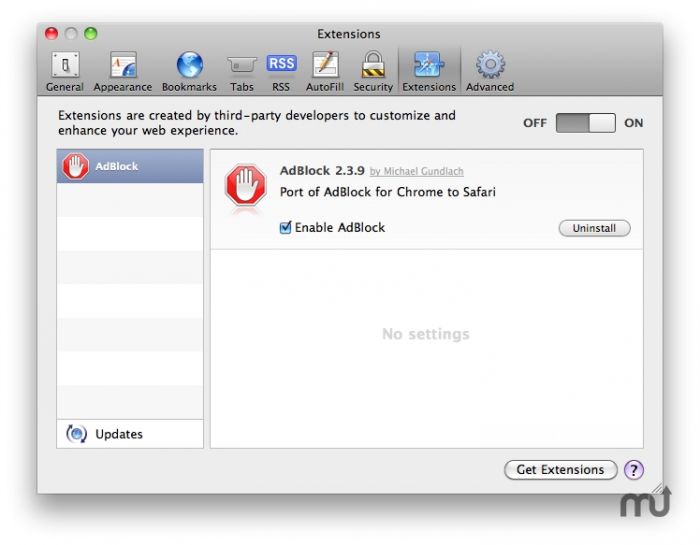 Safari AdBlocker 1.9.8.7