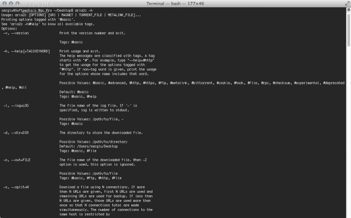 aria2 For Mac 1.18.9